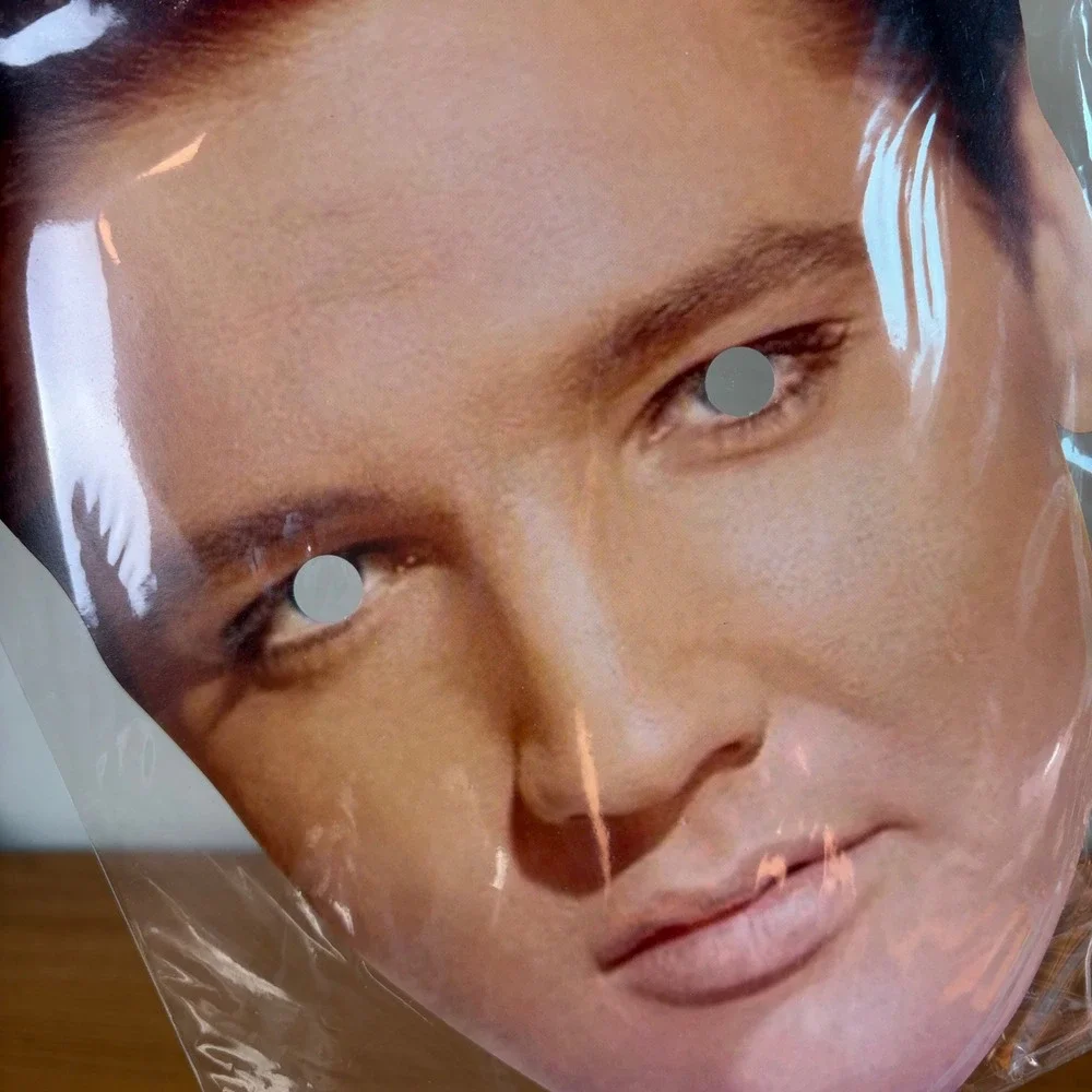 MyMask Elvis Presley Cardboard Face Mask Rock n Roll Celebrity Costume 12